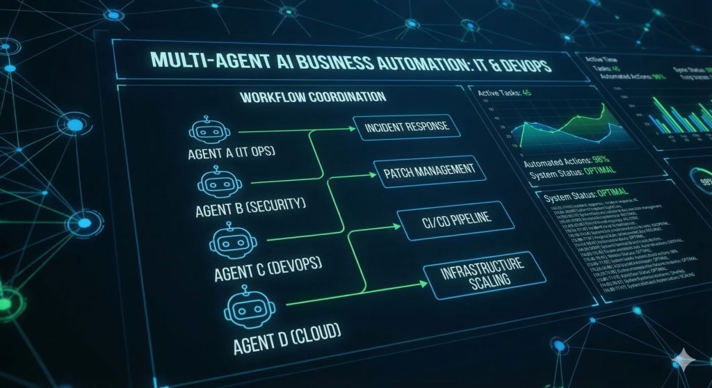 Multi-agent AI for business automating IT operations and DevOps workflows