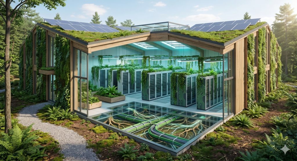 Green computing for business — sustainable server infrastructure with energy-efficient technology