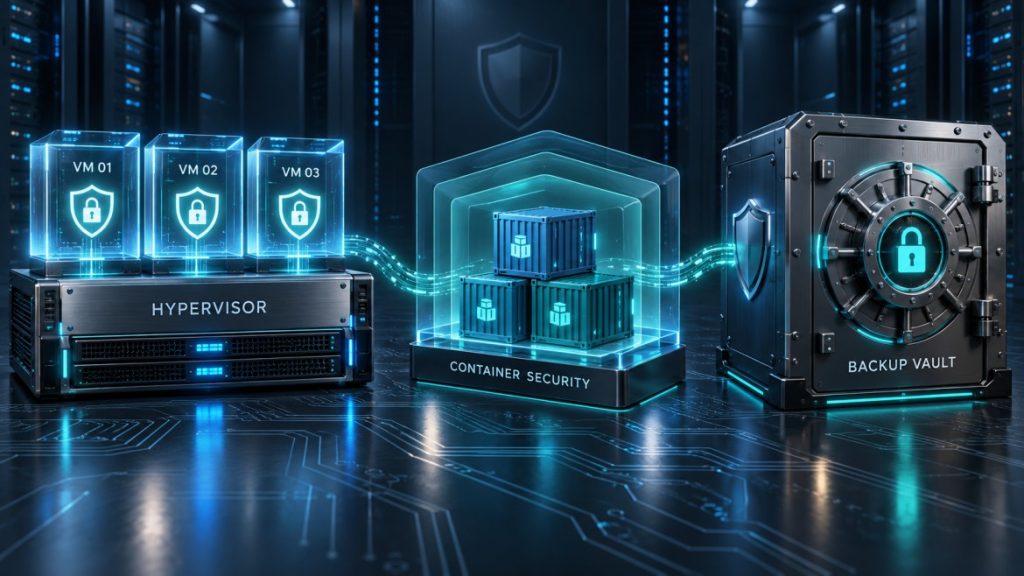 Linux server hardening for virtualization and containers — protecting KVM hosts from ransomware